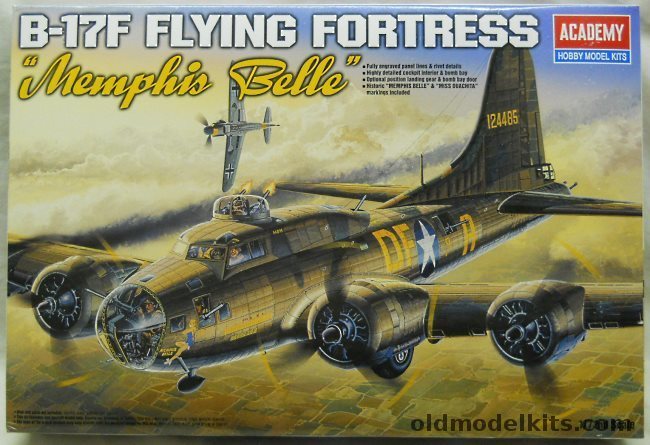 Academy 1/72 B-17F Flying Fortress Memphis Belle, 2188 plastic model kit